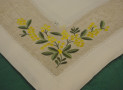 Rectangular tablecloth with lemon application