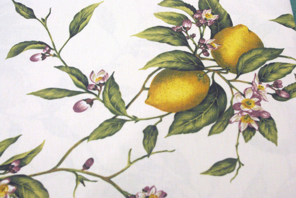 Printed Tablecloth Lemon