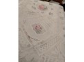 Linen Organza Tablecloth with Sorrento Embroidery Pattern