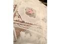 Linen Organza Tablecloth with Sorrento Embroidery Pattern